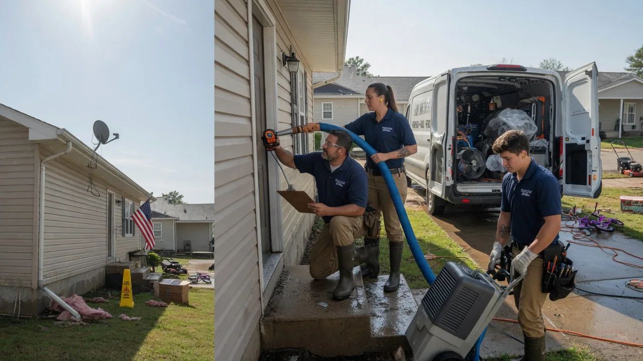 Ceiling Water Damage Restoration in Evanston, WY near me